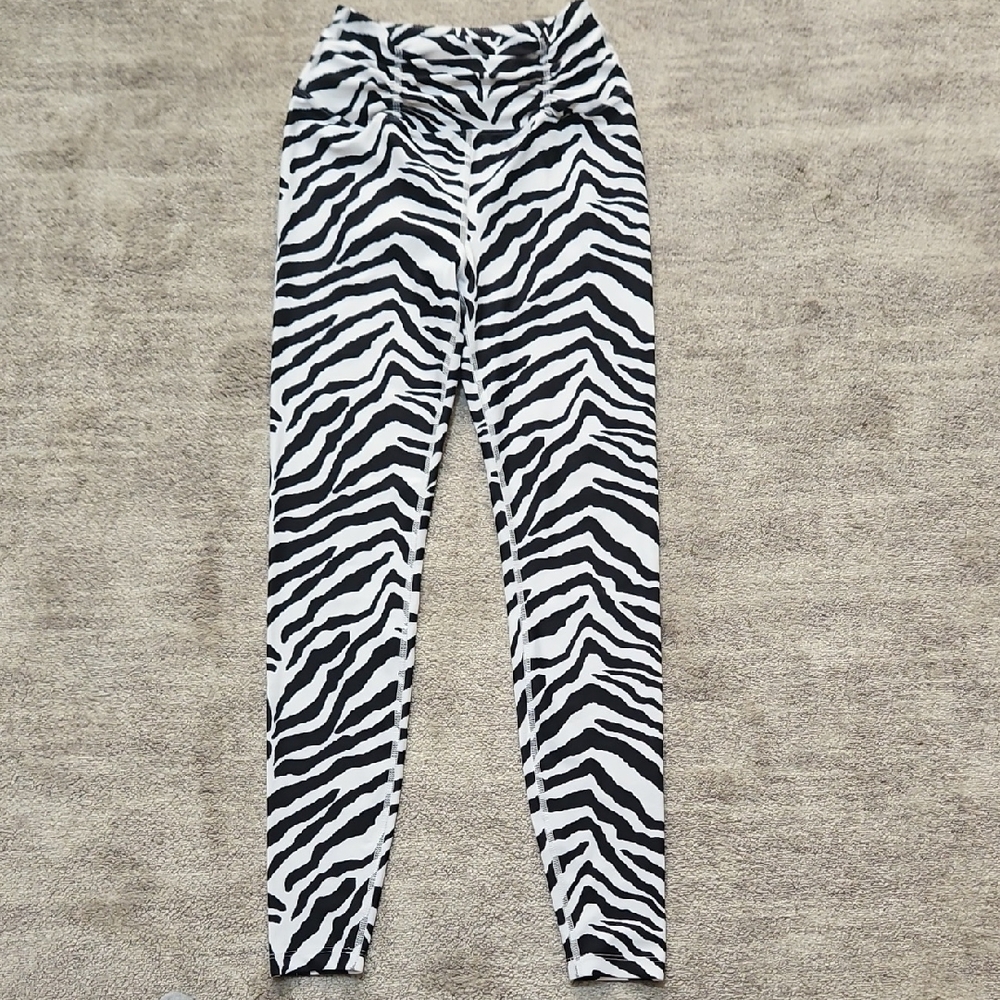 Year of Ours Monochrome Animal Print Leggings